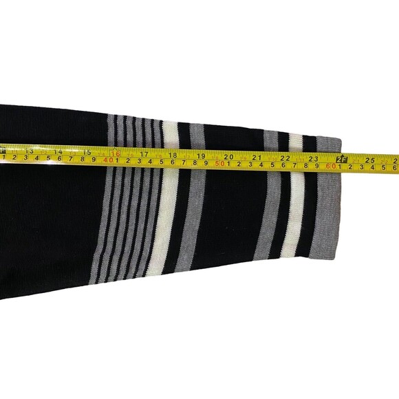 Calvin Klein Asymmetrical Striped Split Side Hem Pullover Crewneck Sweater Sz 1X - Picture 8 of 11